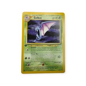 1st Edition Vintage 90s Golbat Pokemon Trading Card